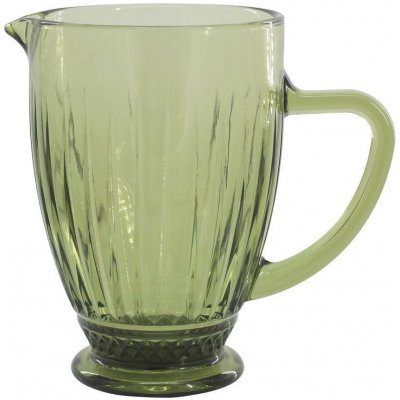 Chic Antique Zelený skleněný džbán s vroubky Saint-Émilion 1000 ml – Hledejceny.cz