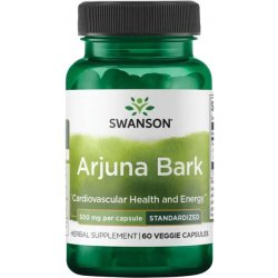 Swanson Arjuna Bark 500 mg 60 kapslí