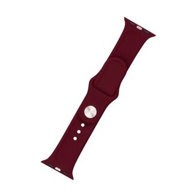 FIXED Silicone Strap Set for Apple Watch 42/44/45/49mm, wine red FIXSST-434-WIRD – Hledejceny.cz