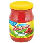 Znojmia Paprika červená řezaná sterilovaná v kořeněném sladkokyselém nálevu 340g – Zbozi.Blesk.cz