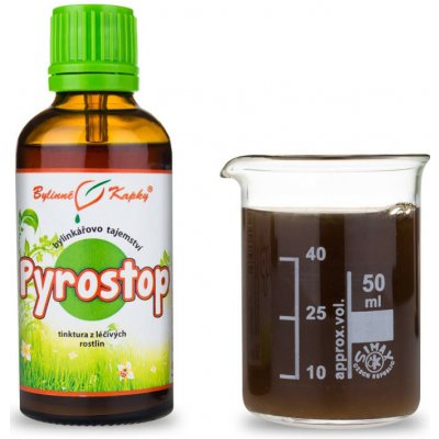 Bylinné kapky Bylinkářovo tajemství Pyrostop tinktura 50 ml – Hledejceny.cz