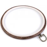 Vyšívací kruh rámeček k zavěšení Ø20 cm hnědá 1 ks – Hledejceny.cz