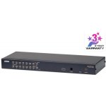 Aten KH-1516 16port Cat5 KVM, PS/ 2+USB, OSD, rack, SUN – Hledejceny.cz