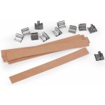 Prima-obchod Dřevěný knot na svíčky s držákem 1,5x15 cm hnědá přírodní – Zbozi.Blesk.cz