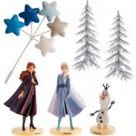 Figurka na Frozen sada Elsa, Anna a olaf stromy a hvězdy Dekora – Sleviste.cz