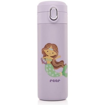 REER Láhev s brčkem 350 ml fialová – Zboží Dáma