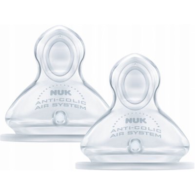 Nuk savička Flow Control transparentní 2 ks – Zboží Dáma