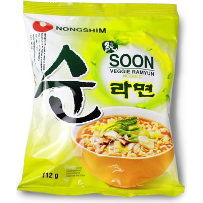 Nong Shim Soon Veggie Ramyun 112 g – Zboží Dáma
