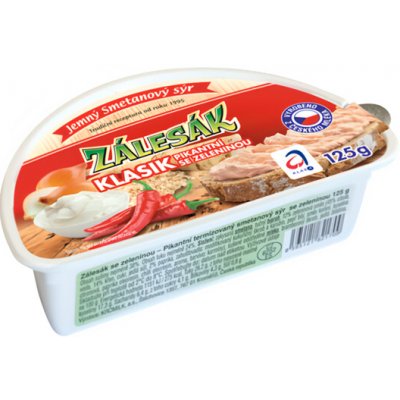 Zálesák Sýr pikantní se zeleninou 125 g – Sleviste.cz