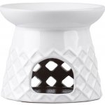Svíčky aroma lampa keramická 125 x 100 mm bílá – Hledejceny.cz