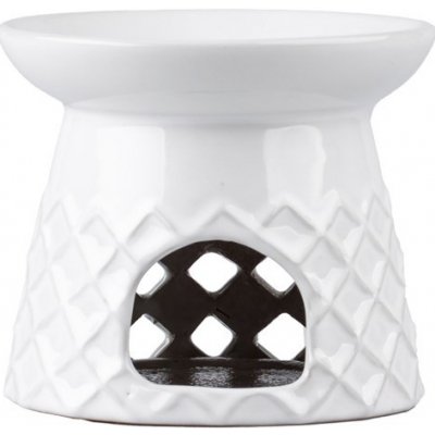 Svíčky aroma lampa keramická 125 x 100 mm bílá – Hledejceny.cz