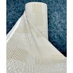 Ervi bavlna - Krep š.240 cm - Geometrický vzor č.226557-38, metráž – Zboží Dáma