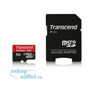 Transcend microSDHC 8 GB UHS-I Premium TS8GUSDU1