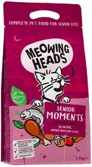 Meowing Heads krmivo s lososem 1,5 kg