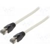 síťový kabel Logilink CQ8092S Patch, S/FTP; Cat 8.1, licna, Cu, LSZH, 10m, šedý