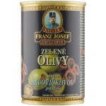 Kaiser Franz Josef Exclusive Zelené olivy plněné ančovičkovou pastou 300g – Zboží Dáma