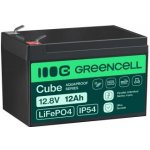 Green Cell Cube LiFePO4 12,8V 12Ah LFPGC12V12AH LITHIUM-GELPHATE – Hledejceny.cz