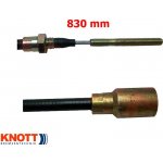 Knott Lanovod brzdový 830/1040 mm, závit M8 – Zboží Dáma
