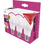 Emos LED žárovka Classic A60 9W E27 teplá bílá 3ks – Zboží Živě