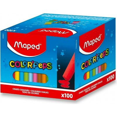 Maped Křídy školní barevné 100 ks – Hledejceny.cz