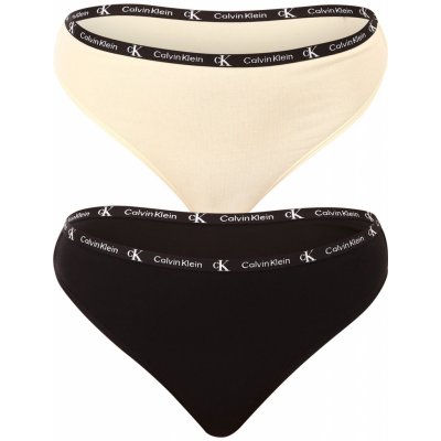 Calvin Klein 2PACK dámská tanga vícebarevná QD3990EBP5 – Hledejceny.cz