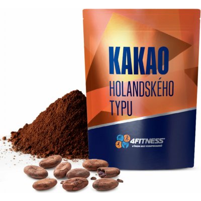 4fitness.cz Kakao holandského typu velmi tmavé 1000 g – Sleviste.cz