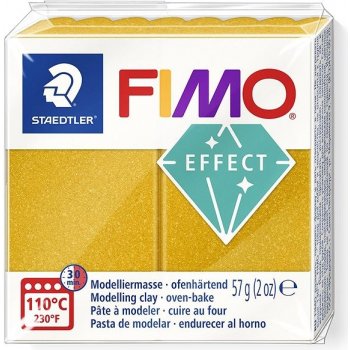 FIMO Staedtler Effect se třpytkami 56 g zlatá