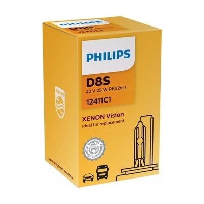 Philips Xenon Vision D8S 12V 25W 1 ks / Autožárovka / patice PK32d-2 (8719018004673)