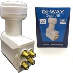 DI-WAY White Leopard line LNB QUAD 0,1dB – Sleviste.cz