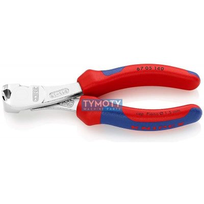 KNIPEX 67 05 140 Silové čelní štípací kleště, vícesložkové návleky, chromované 140 mm – Zbozi.Blesk.cz