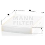 Filtr, vzduch v interiéru MANN-FILTER CU 27 009 – Hledejceny.cz