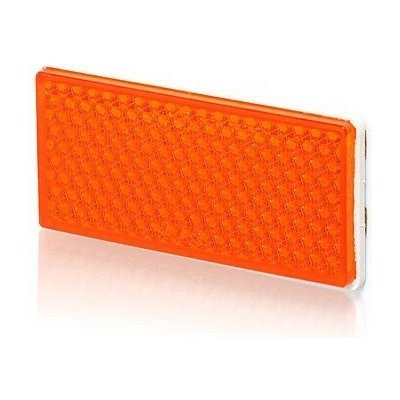Odrazka obdélníková samolepící 48 x 105 mm oranžová – Hledejceny.cz