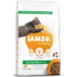 Iams for Vitality Adult Cat Fresh Chicken 10 kg