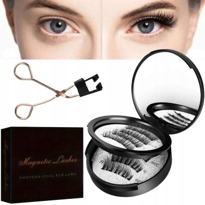 10mm Magnetické Řasy 4 Páry Bez lepidla Přirozený vzhled S aplikátorem – Sleviste.cz