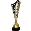 Pohár a trofej Plastová trofej Zlato-černá 39,5 cm