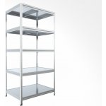 Biedrax Regál 35 x 75 x 240 cm 5 polic pozink – Hledejceny.cz