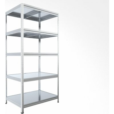 Biedrax Regál 35 x 75 x 240 cm 5 polic pozink – Hledejceny.cz