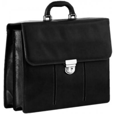 Triton kožená ručně šitá pánská aktovka Dominik černá – Hledejceny.cz