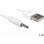 Delock 83182 USB-A samec Stereo jack 3.5 mm samec 4 pin, 1m