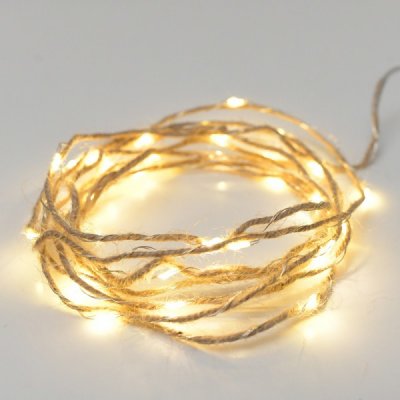 ACA DECOR LED dekorační girlanda Provázek teplá bílá barva 2xAA 200 cm – Hledejceny.cz