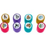 Wiky Razítka oválná zvířata safari 3x4cm asst 8 druhů – Zboží Dáma