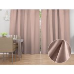 Biante Sametový závěs Velvet Premium SVP-043 Pudrově růžový - šířka 270 cm 270x190 cm – Hledejceny.cz