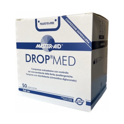 DROP MED iD Náplast antiseptická , 7 x 5 cm/50ks s polštářkem – Zbozi.Blesk.cz