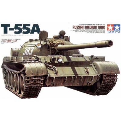 Tamiya 35257 T 55A Ruský střední Tank 1:35 – Zbozi.Blesk.cz