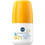 Nivea Sun Protect & Sensitive dětské mléko na opalování v kuličce SPF50+ 50 ml – Sleviste.cz