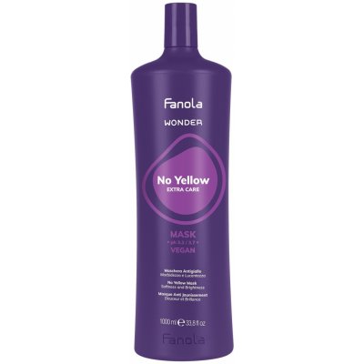 Fanola Wonder No Yellow Extra Care Mask 1000 ml – Zboží Dáma