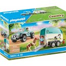 Playmobil 70511 Auto s přívěsem pro poníky