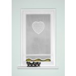 HOME WOHNIDEEN vitrážková záclona 54517 CORAZON 0105 bila 80x40 cm (v x s) – Hledejceny.cz