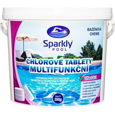 Sparkly POOL Chlorové tablety 5v1 multifunkční Maxi 3 kg – Hledejceny.cz