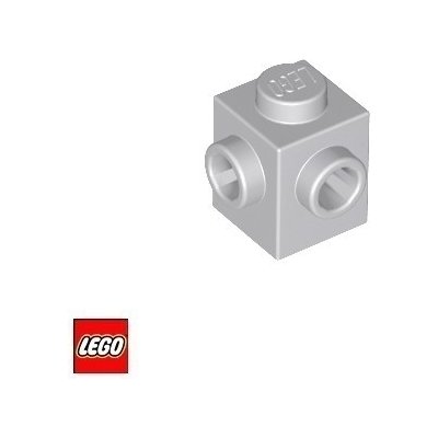 LEGO® 26604 Kostka 1x1 stady na dvou stranách L Světle-Šedá